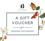 Wedding Invitation Gift Vouchers