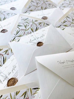 
                  
                    Load image into Gallery viewer, Greenery Wedding Invitation
                  
                