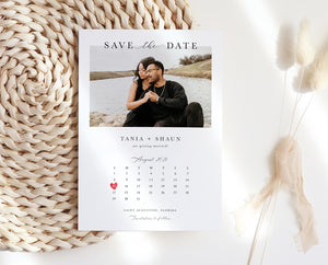 
                  
                    Load image into Gallery viewer, Save the Date Calendar Invitation - Digital File
                  
                