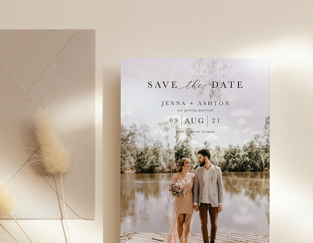 
                  
                    Load image into Gallery viewer, Save the Date with Personalised Photo - Digital File
                  
                